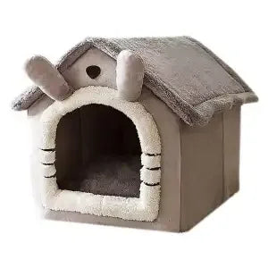 Indoor Dog Tent House With Removable Cushion